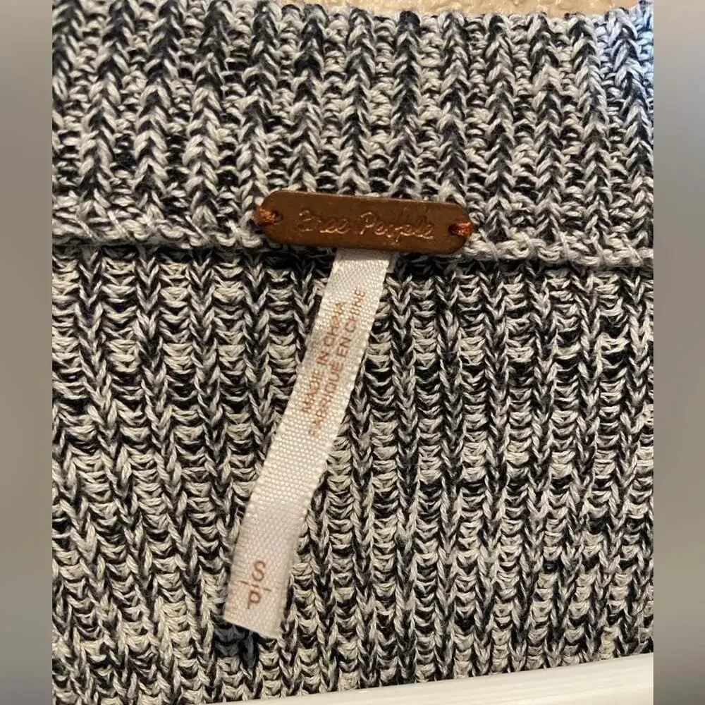 Free People Heathered Gray Women's Sweater Sz S
